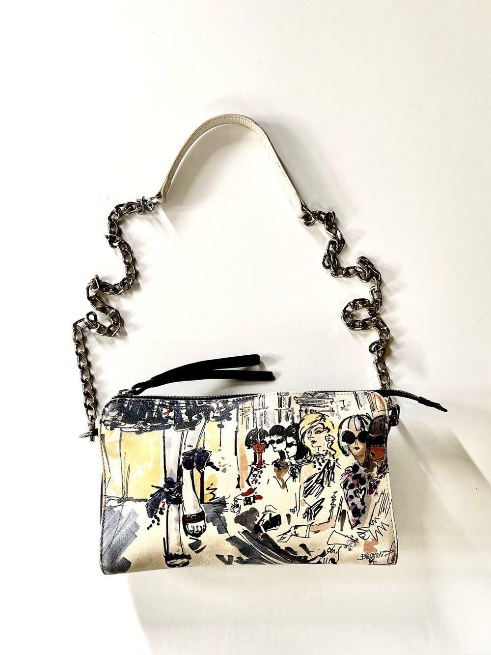 Brighton Front Row Runway Art Deco Pouch Crossbody Bag